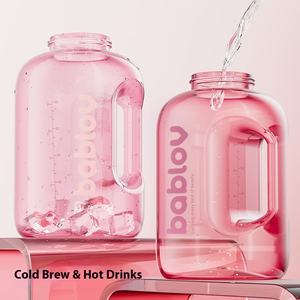 Bablov, vaso de plástico ecológico de gran capacidad, Pajita abatible para hombres y mujeres, hervidor de <span class=keywords><strong>agua</strong></span> deportivo de verano para beber directamente - Product Image 4