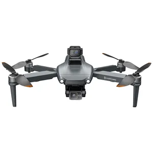L600 PRO MAX Drone 3Axis PTZ 4K HD câmera dupla para evitar obstáculos a laser GPS 5G WIFI FPV Quadricóptero de controle remoto brinquedos sem escova