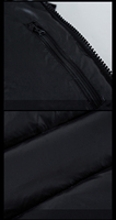 Veste Doudoune Bulle d'Hiver Homme Personnalisée OEM, Coupe Ample Épaisse avec Capuche et Fermeture Éclair
