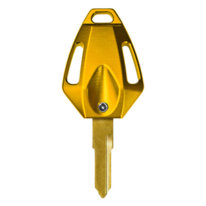Modification de moto avec matériau en alliage d'aluminium CNC, clé de verrouillage électrique, <span class=keywords><strong>porte</strong></span>-<span class=keywords><strong>clés</strong></span> créatif, ébauche de clé en cuivre - Product Image 3