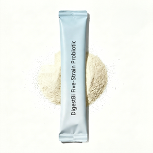 DigestBi – Sachet de probiotiques à cinq souches pour stimuler la peristaltique intestinale et réguler les selles (à boire) - Product Image 1