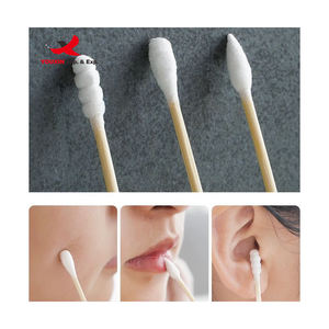 Hisopos de Algodón Orgánico Puro de Doble Punta, en Caja Redonda Personalizada, Precio Bajo, Venta Caliente, para Maquillaje - Product Image 5