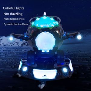 Máquina de juego infantil eléctrica con elevador giratorio de monedas, con temática de aviones pequeños y coches de juguete, para supermercados comerciales - Product Image 5