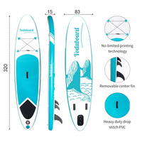 2025 vente chaude baleine bleue meilleure vente debout paddleboards YOGA SUP planche à pagaie gonflable pour le surf