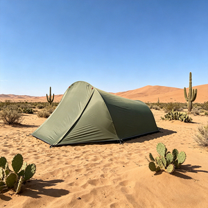 Carpa Compacta Plegable para 1-2 Personas, 1.58 kg, Ultraligera, PU3000, Impermeable, Antimosquitos, Perfecta para Excursionismo y Campamento al Aire Libre - Product Image 1