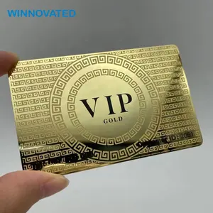 Plated Engrave Printed Full Color Sample Metal Business Card