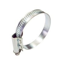 Collier de serrage réglable en acier inoxydable 304 à vis sans fin, type allemand, pour tuyaux automobiles