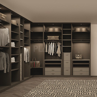Ensemble de meubles de chambre à coucher en bois pour l'achat en ligne, armoire multifonctionnelle, lit et garde-robe sur mesure