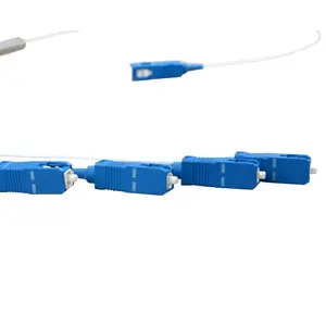 SC/UPC 1 4 acopladores/divisores modulares de fibra óptica plc de micro tubo fbt