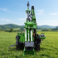 Foreuse hydraulique portable pour carottage 300m 500m 800m 1000m, machine de forage diamantée montée sur chenilles, diesel