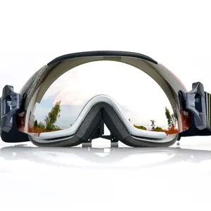 2023 neueste Mode explosions geschützte Ski Radfahren trend ige Schatten Sonnenbrille Großhandel benutzer definierte Brille Skihelm mit Brille