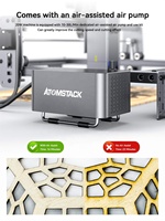 ATOMSTACK X20 A20 S20 PRO 130W Petite machine de gravure laser CNC portable pour boîte à bijoux en métal, machines de gravure laser à diode sur métal