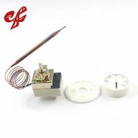 Thermostat capillaire CF 320C pour contrôle de température de four électrique, régulateur de température pour four à pizza, coupure de sécurité