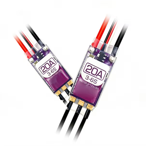 Contrôleurs de vitesse électroniques pour avions modèles à voilure fixe sans balais 20A 30A 40A 50A Pièces d'avion RC Léger Stable Batterie 3-6S - Product Image 1