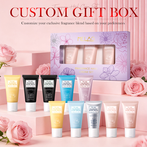 Ensemble de crèmes hydratantes pour les mains <span class=keywords><strong>parfum</strong></span>ées en mini-tubes élégants en coffret cadeau, crème pour les mains à la camomille, marque privée - Product Image 1