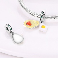 Grensoverschrijdende bestseller fruitbedels: avocado, aardbei, kers, ananas. DIY sieraden armband accessoires van tungsten.