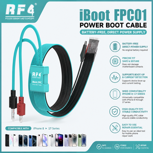 Câble flexible d'alimentation RF4 Boot FPC01 pour test de <span class=keywords><strong>carte</strong></span> <span class=keywords><strong>mère</strong></span> <span class=keywords><strong>iPhone</strong></span>, outil de diagnostic et de <span class=keywords><strong>réparation</strong></span> de téléphone, compatible avec les séries IP <span class=keywords><strong>8</strong></span> à 17 - Product Image 2