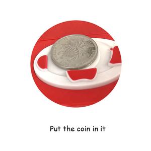 Hucha de plástico con dibujos de Papá Noel, 2020 - Product Image 3