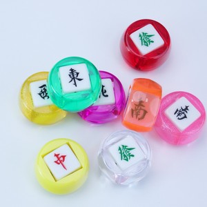Mahjong Wind Tiles East South West North Zhong Fa 22mm Dot <b>Dice</b> <b>Set</b> - Product Image 5