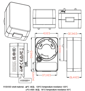 Tùy chỉnh treo tường dẫn lái xe có thể tháo rời chúng tôi EU Anh AU CV 12V/24V 12W cung cấp điện adapter hoán đổi cho nhau cắm - Product Image 2