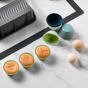 Moules à gâteaux en silicone série Morandi, ensemble <span class=keywords><strong>de</strong></span> moules à muffins, options 12/24/36 pièces, résistants au four <span class=keywords><strong>pour</strong></span> la cuisson <span class=keywords><strong>de</strong></span> tartes aux œufs et <span class=keywords><strong>de</strong></span> plats aux œufs à la vapeur - Product Image 3