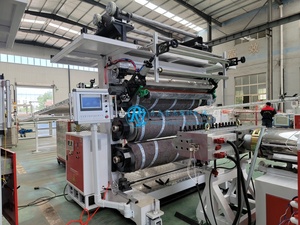 Machine d'extrusion à double vis <span class=keywords><strong>pour</strong></span> panneaux et <span class=keywords><strong>profil</strong></span>és muraux multifonctionnels en <span class=keywords><strong>PVC</strong></span> WPC effet marbre brillant UV 1220*2440mm*3mm - Product Image 4