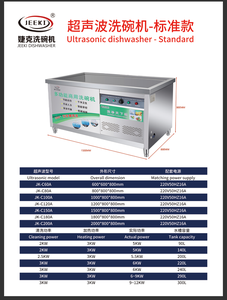 Mesin Pencuci Piring Otomatis Ultrasonik Jeeki 220V untuk Hotel, Tempat Penyediaan Makanan, Restoran Hot Pot, dan Lainnya - Product Image 4