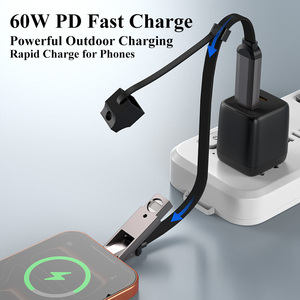 Encendedor Eléctrico Resistente al Viento TKT <span class=keywords><strong>2</strong></span> en 1 con <span class=keywords><strong>Cable</strong></span> USB-C, Encendedor USB Multifuncional para Exteriores, Compacto y Conveniente para Viajar - Product Image 5