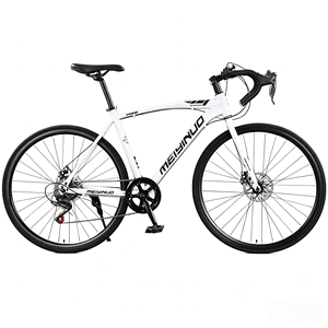 Nueva Bicicleta de Carretera y Gravel 700C Ultraligera y Ultrasrápida con Cuadro de Acero de Alto Carbono, 21/27 Velocidades, Frenos de Disco, Ideal para Ciclismo Deportivo - Product Image 4