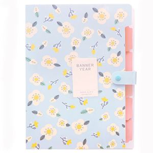 Papelería: Serie Flores Fragmentadas, Carpeta de Archivos con Clip para Documentos de 8 Pulgadas, para Pruebas de Almacenamiento de Datos, Venta al por Mayor - Product Image 4