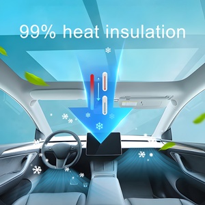 Muestra gratis Chat Me Get it IRR99 % UVR99 % aislamiento térmico bloqueo UV tinte de ventana de coche película de control solar para la ventana del hogar del coche - Product Image 5