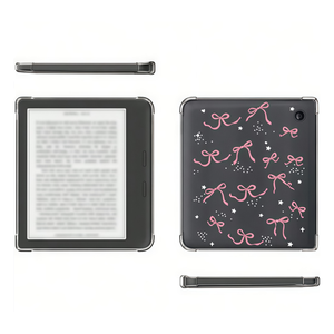 Maßgefertigte Rosa Schleifendruck Transparente Schutzhülle für Kindle/Kobo Weiche Rückseite für Kindle <span class=keywords><strong>KPW</strong></span> 5/6 für Kobo Libra/Clara - Product Image 3