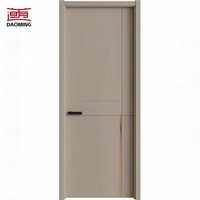 Porte d'appartement en bois MDF PVC WPC, design moderne, Chine, luxe, intérieur, antivol, isolation phonique, cuisine, salle de bain, chambre à coucher
