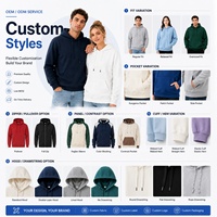 Sudadera con Capucha Unisex con Logotipo Personalizado, Tela Técnica Suave Premium, Sudadera con Capucha Lisa para Impresión, Uniforme de Equipo, OEM, Venta al Por Mayor