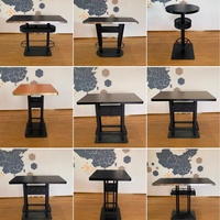 Table de bar haute sur mesure en bois massif pour café, bar commercial, KTV, banquet, restaurant