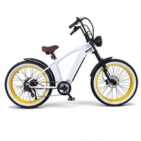 Vélo électrique à pneus larges de type Beach Cruiser, fabriqué en Chine, OEM/ODM, batterie cachée 48V 15Ah, moteur Bafang 48V 750W