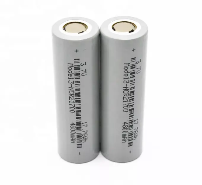 Vollbelastete leistungsstarke hochwertige 21700 wiederaufladbare Lithium-Ionen-Batterie 3,7 V 4800 Mah Lithiumbatterie für Elektroauto