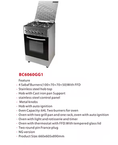 Estufa y horno multifuncional Máquina de cocina todo en uno Estufa de <span class=keywords><strong>gas</strong></span> independiente con parrilla y horno - Product Image 2