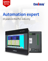 Mini controlador PLC Coolmay, diseño compacto todo en uno, fácil programación, compatible con proyectos de bricolaje, pantalla táctil de 4,3 pulgadas
