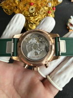Klassische Mode-Sportuhr Luxus-Herrenuhr Roségold-Gehäuse Saphirglas Chronograph Kalender Woche Automatische Mechanische Uhr Hip-Hop