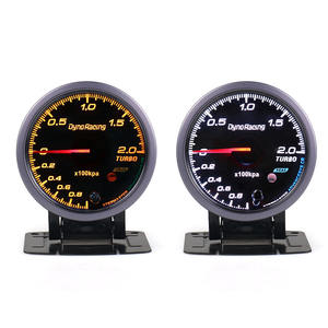 Jauge de suralimentation turbo universelle 12V 60mm à double couleur, type pointeur, pièces électriques et électroniques pour la tuning automobile - Product Image 4