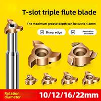 Fraise à rainurer en carbure de tungstène à 3/6 dents pour rainurage interne, outil de fraisage CNC Whirlwind pour petits trous