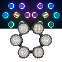 Proyector LED Flexible IP65 de 300W para Exteriores, RGBAWW, para Espectáculos, Parques Temáticos, Discotecas, Bodas, Clubes, Conciertos, DJ, Eventos