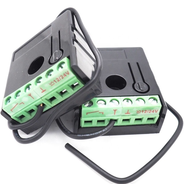 Garage Door Universal Wireless Remote Controller 12V 24V DC/AC 1 Channel Relay Receiver 433Mhz Rolling Code Universal Receiver