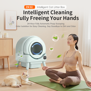 Tốt Nhất Bán Lớn Mèo Nhà Vệ Sinh Dễ Dàng Làm Sạch Điều Khiển Từ Xa Ứng Dụng Tự Động Mèo Hộp Thông Minh Tự Làm Sạch Mèo Hộp - Product Image 2