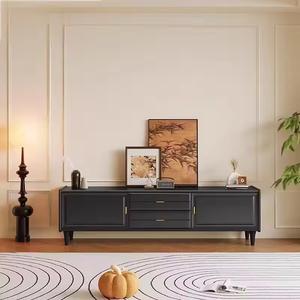 Mueble de TV Pequeño con Almacenamiento Integrado, Madera de Roble Macizo, Estilo Nórdico Europeo, Soporte de TV con Almacenamiento en el Suelo - Product Image 6