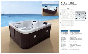 Spa de nage à remous Whirlpool, <span class=keywords><strong>Jacuzzi</strong></span>, spas relaxants, baignoire, spas, spas extérieurs, salles de sauna, adapté aux villas - Product Image 2