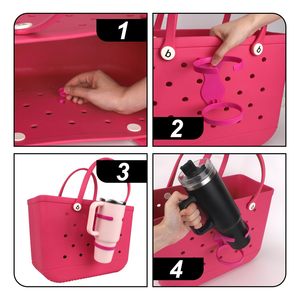 Portavasos Plegable para Bolsas Simply Southern y Simply Modern Bogg, Portavasos Portátil de Plástico para Vasos Stanley de 30oz y 40oz - Product Image 4