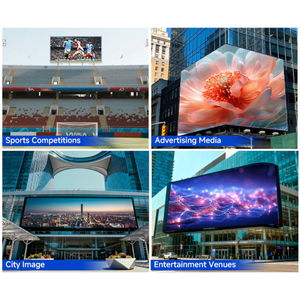 Mur vidéo LED couleur plein écran pour location extérieure, IP65, boîtier en aluminium moulé sous pression, maintenance frontale, haute luminosité, pour publicités en magasin et en ascenseur - Product Image 6