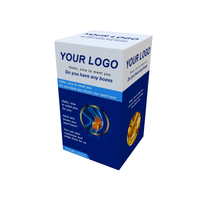 Emballage de produits de santé OEM/ODM disponible, boîte de capsules de vitamines, emballage de pilules, emballage de médicaments pour flacon de complément, boîte en papier